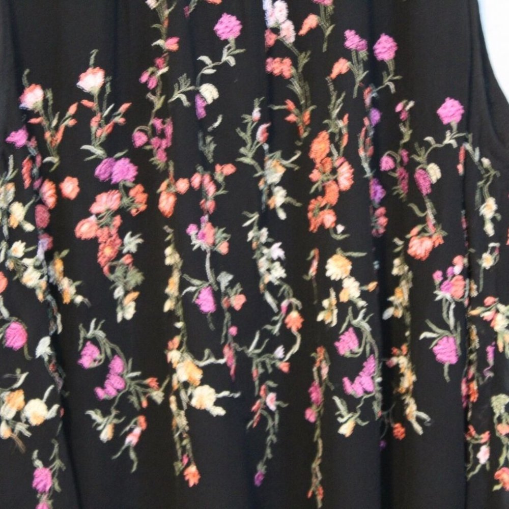 Floreat Anthropologie Embroidered Floral H10770 - Picture 4 of 9